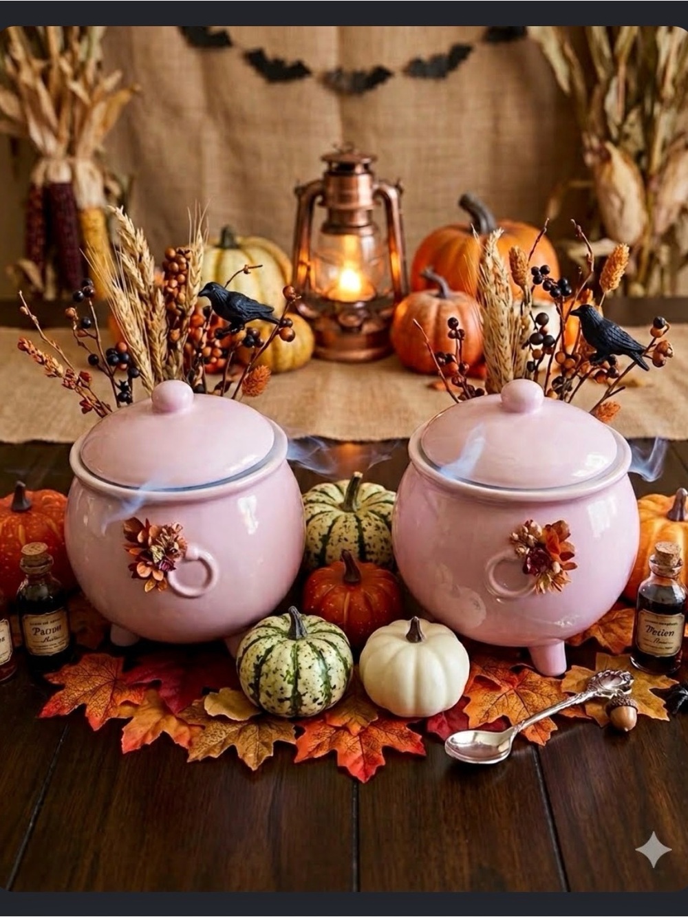 2024 Target Bullseye Ceramic Pink Cauldron Playground Halloween